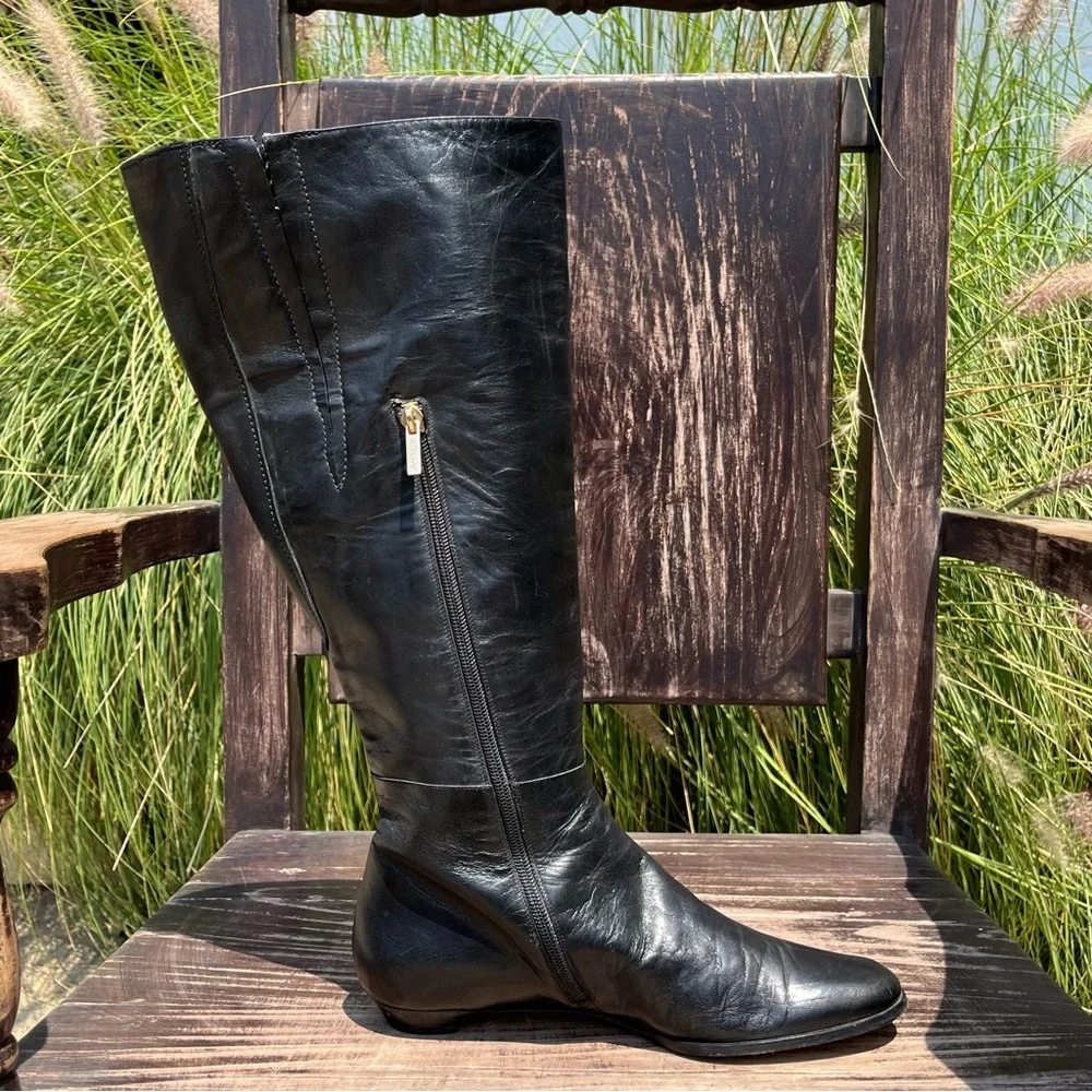 Jimmy Choo Black Over the Knee Boots